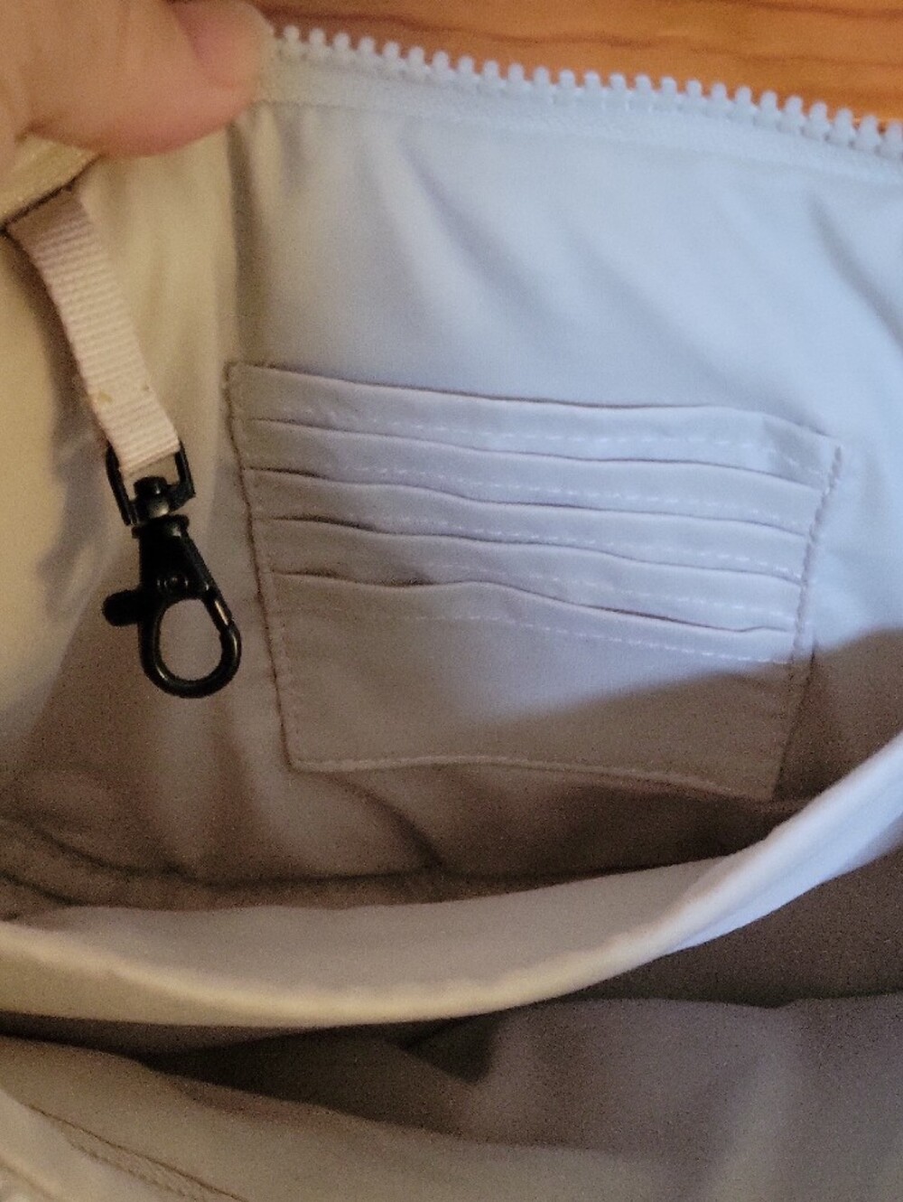 BRIXLEY Crescent Crossbody Bag in Ivory - Picture 5 of 11